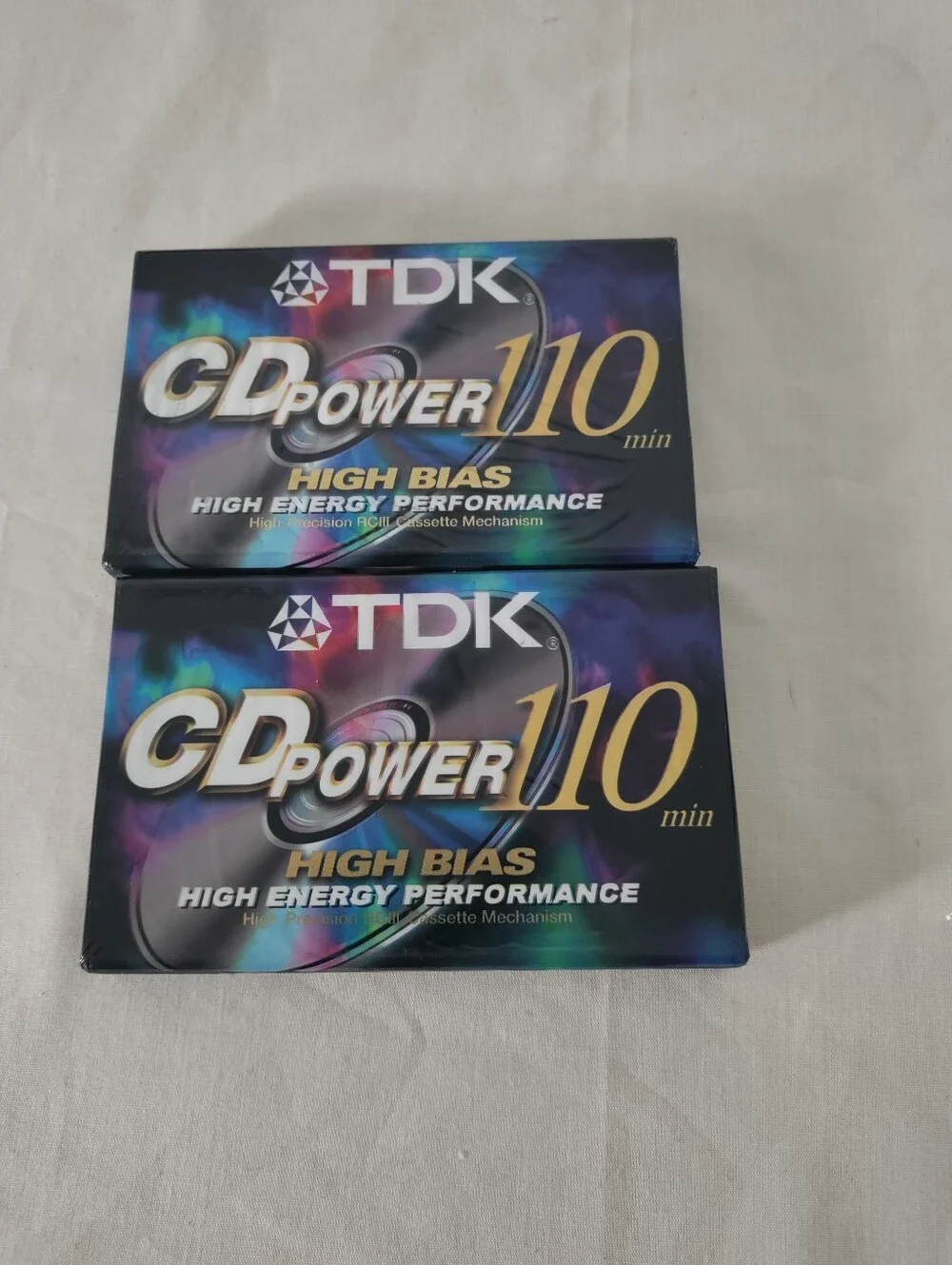 Blank Cassette 16 Lot, Sony C-60HFL (8) RCA RC60 (2) TDK Power CD 110 (2) Maxell