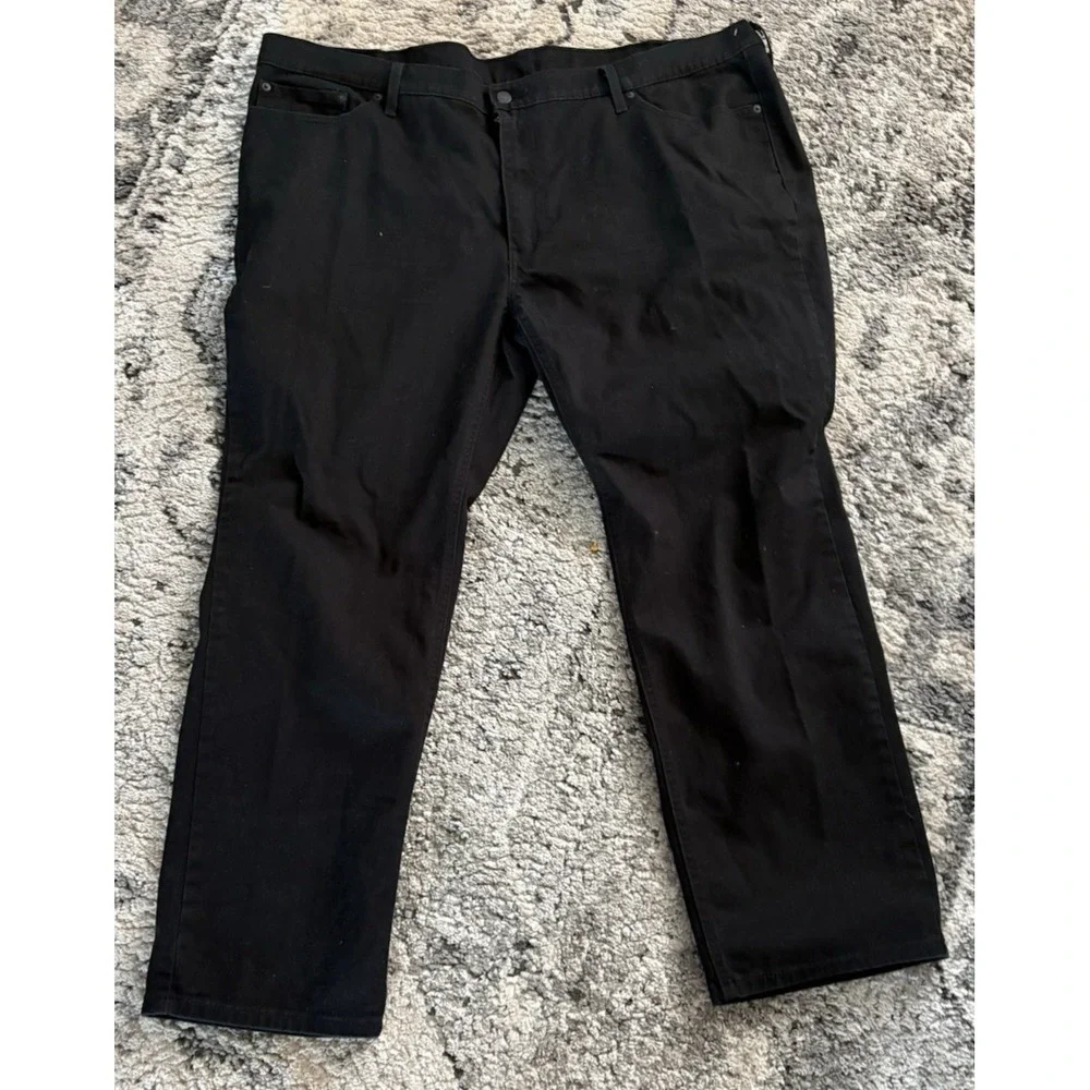 Levi's 541 mens jeans size 48x32 black straight‎ leg