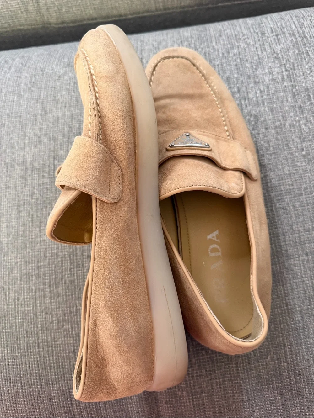 Prada versatile stitched toe