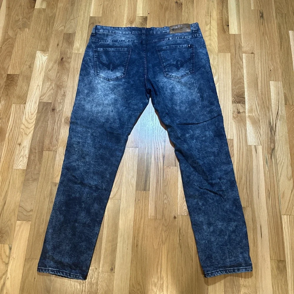 RARE VINTAGE  ROCAWEAR SLIM FIT JEANS‎ ZIPPER/KNEES 40x32