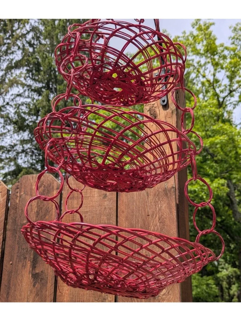 N/A red wicker