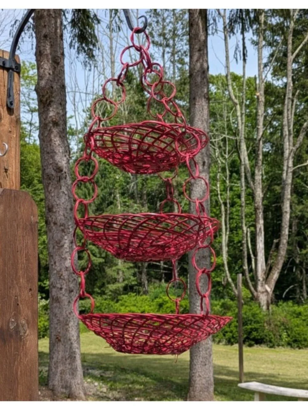 N/A red wicker