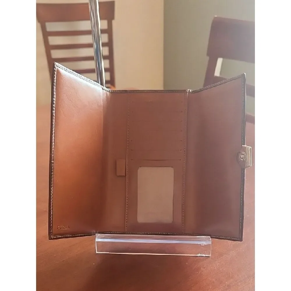 Furla croc embossed