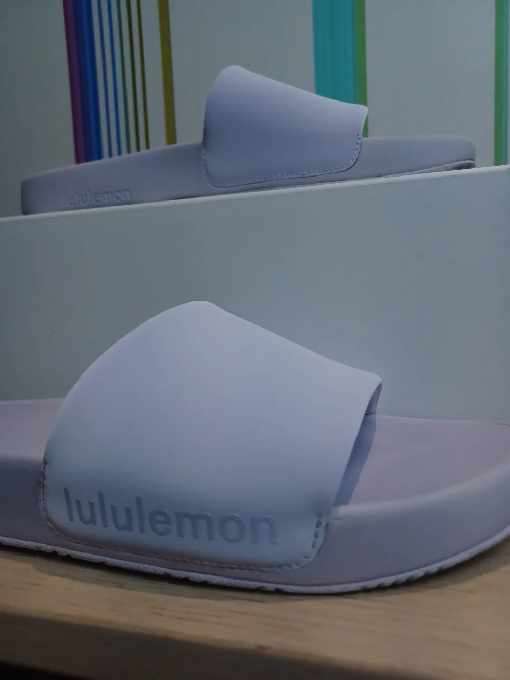 Luluemon Women's Restfeel Slide in BSFL/BSFL