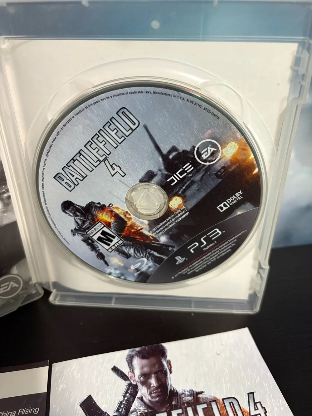 Battlefield 4 PS3 Video Game. 2013. Tested and working. Preowned.