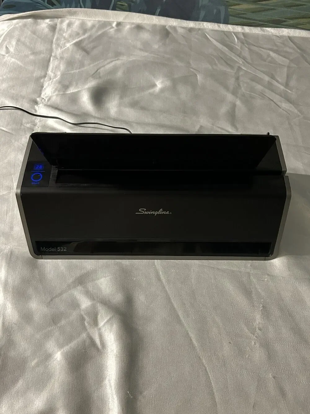 Swingline Commercial Electric Desktop 2-Hole Punch Hole Puncher Black