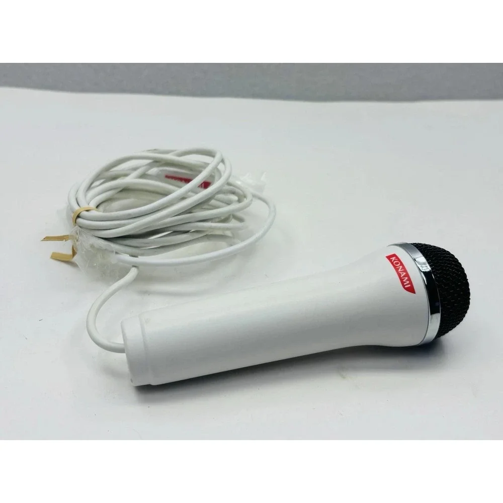 Konami Logitech USB Microphone E-UR20 White for Rock Band Karaoke Revolution