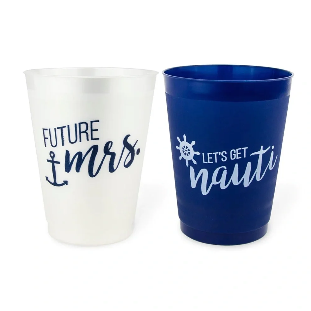 Bachelorette Party Let's Get Nauti Party Cups (12 pack)