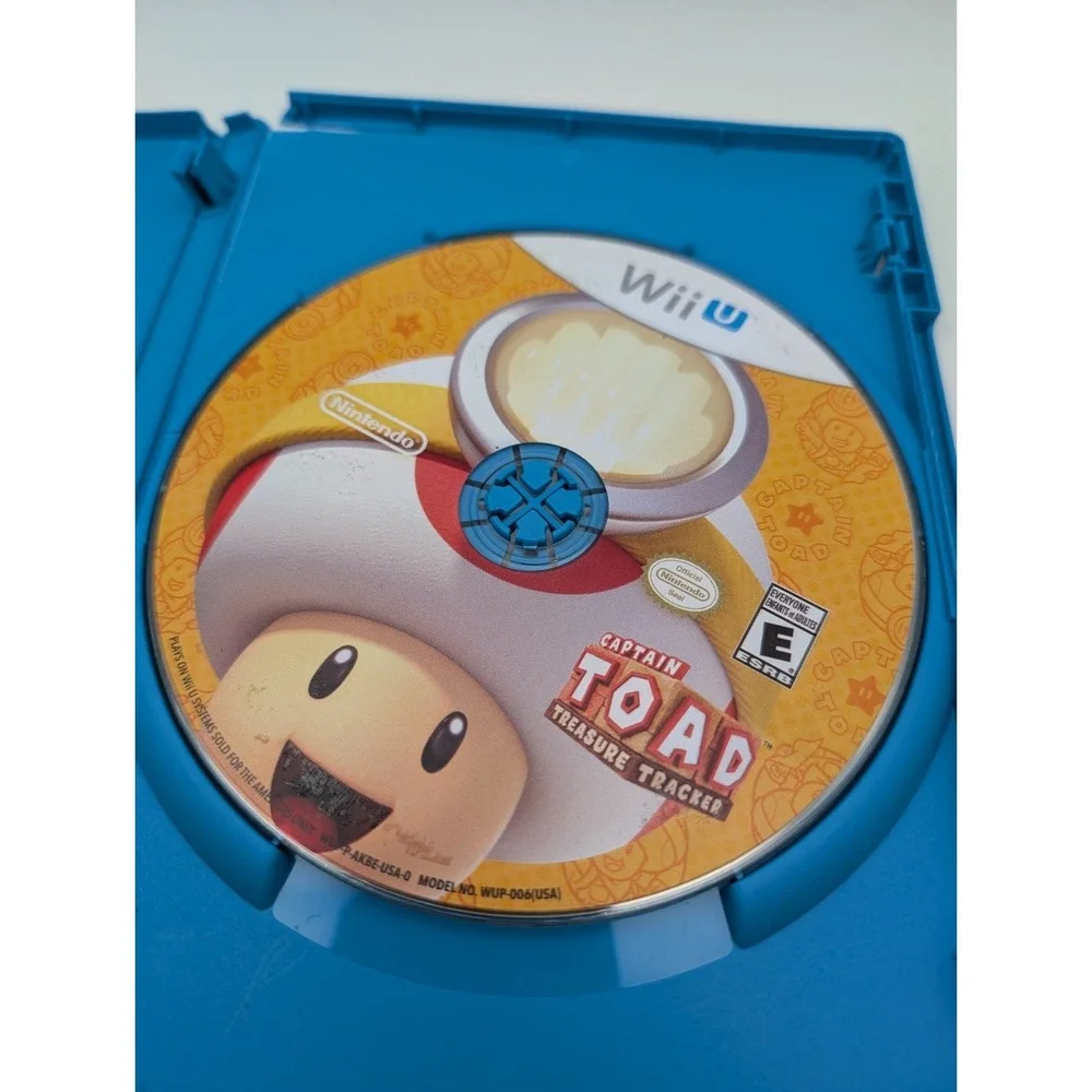 Captain Toad: Treasure Tracker (Nintendo Wii U, 2014) Disc Generic Case Tested