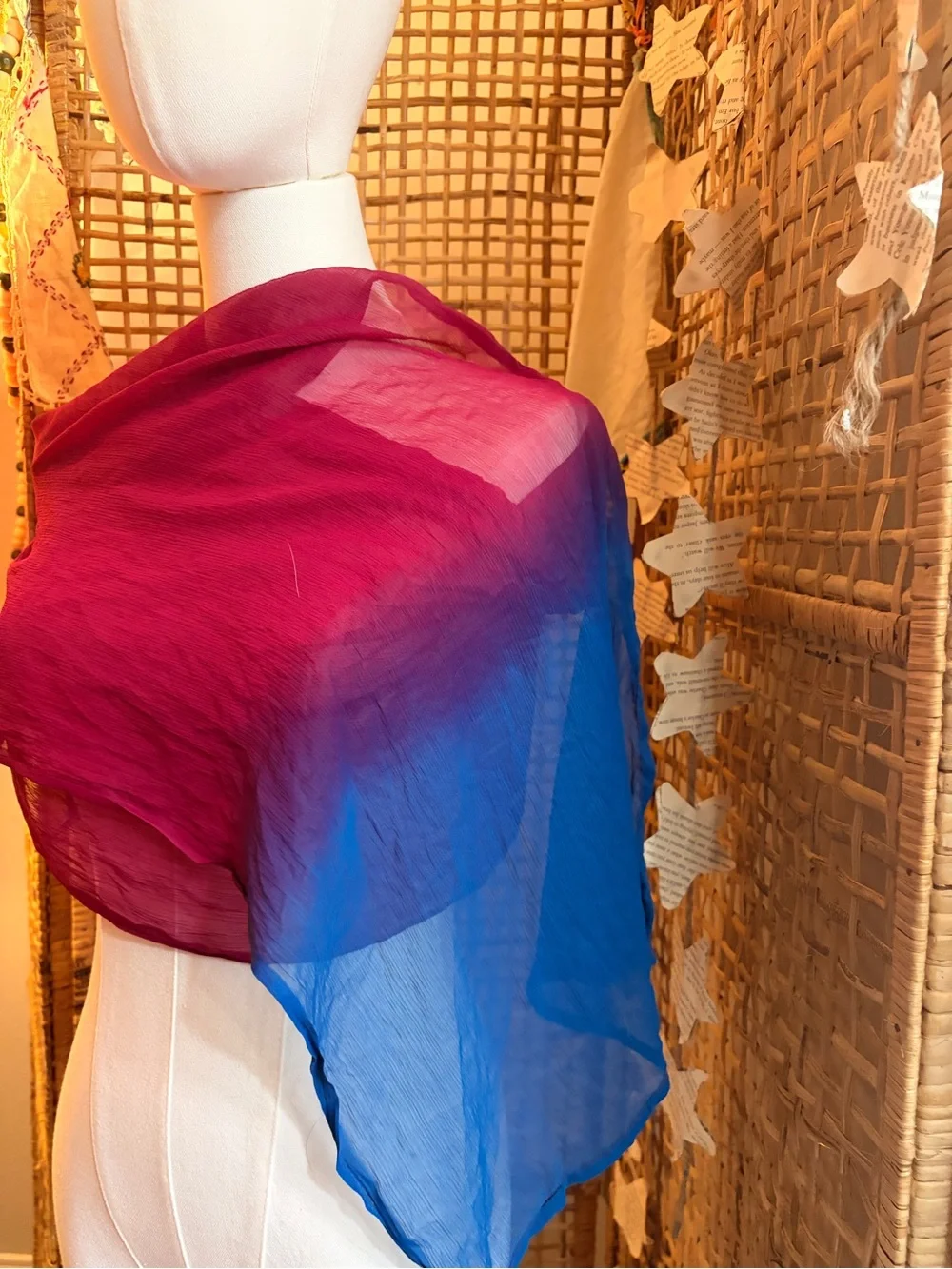Vintage lightweight silk