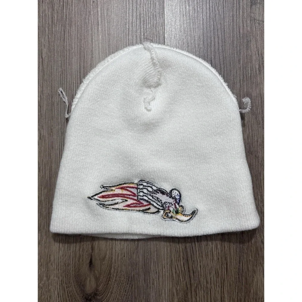 Vintage Honda Racing Woody Woodpecker Flame Beanie One Size