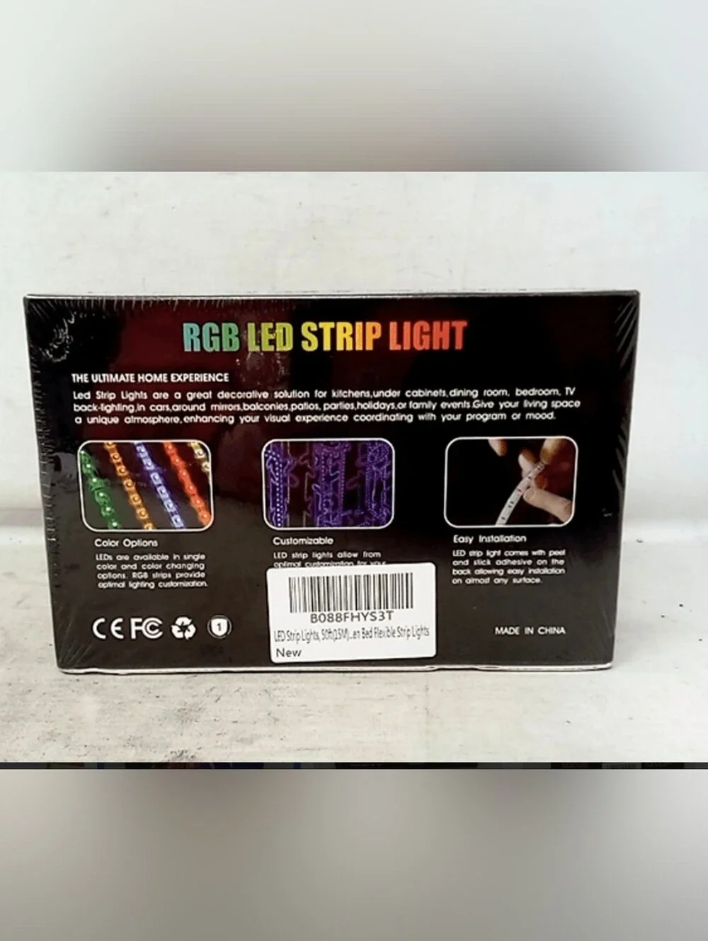 RGB LED Strip Light - Multi-Color Flexible Ribbon