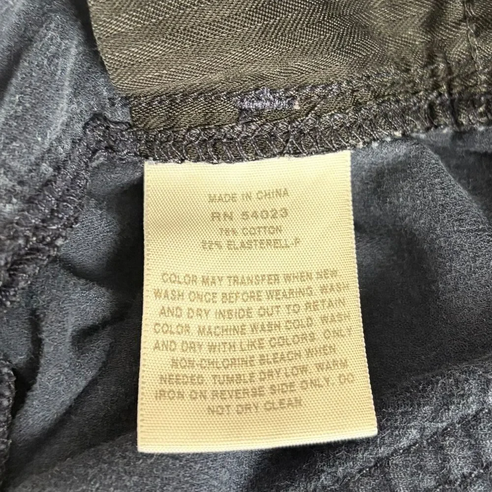 Gap 1969 Legging Jeans Women's 32/14 Navy Corduroy Skinny Stretch