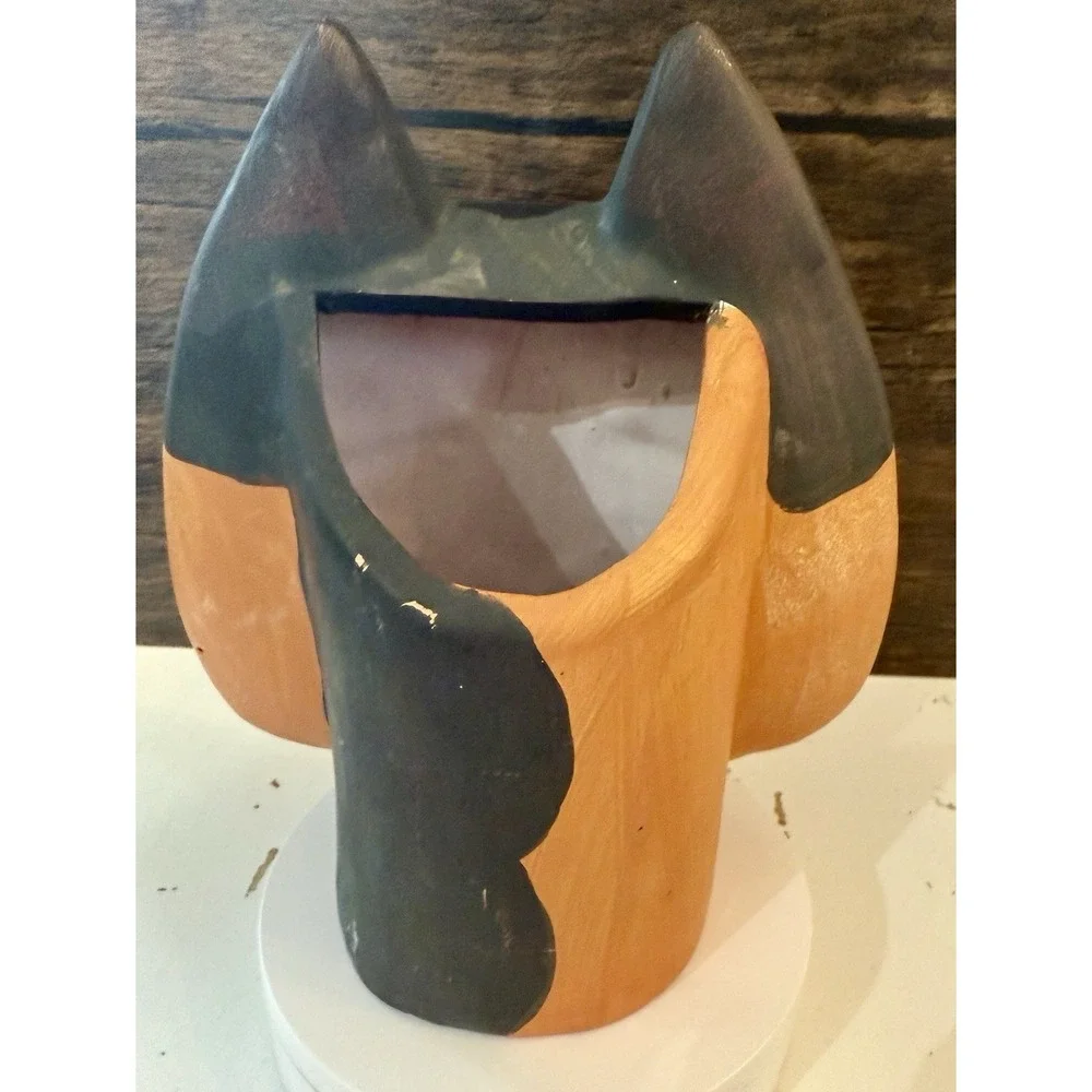 Penco‎ Industries Vintage Tribal Cat Vase.