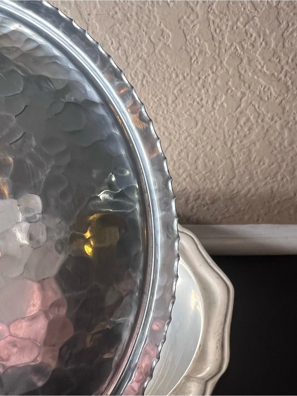 Vintage 1940s Wilton Mount Tulip Covered Aluminum Bowl