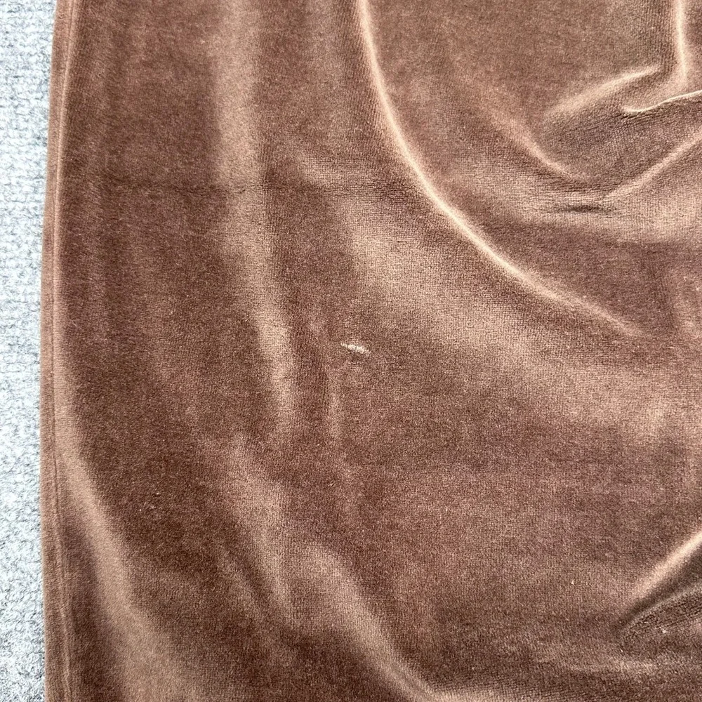 Vintage Irvine‎ Park Velour Patchwork Track Suit Set Mens Large Brown Tan Cream