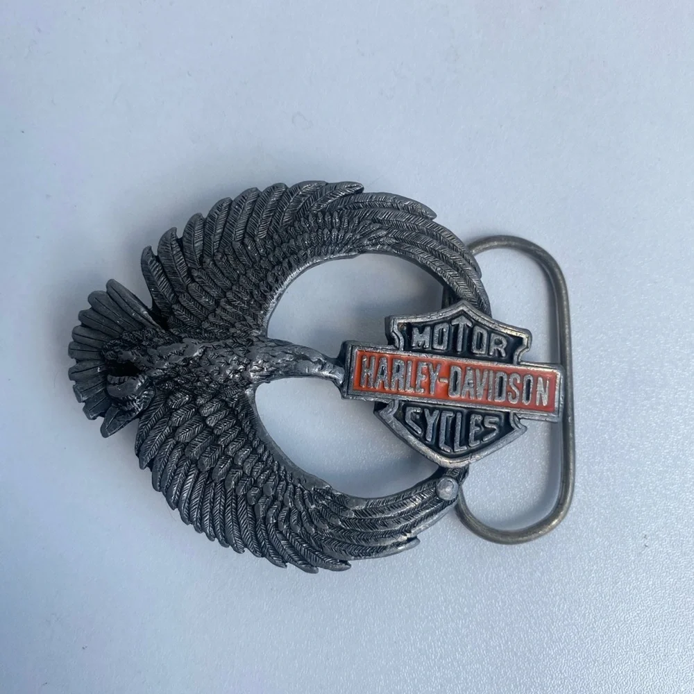 Vintage 1992 Harley-Davidson Eagle‎ Belt Buckle – Made in USA
