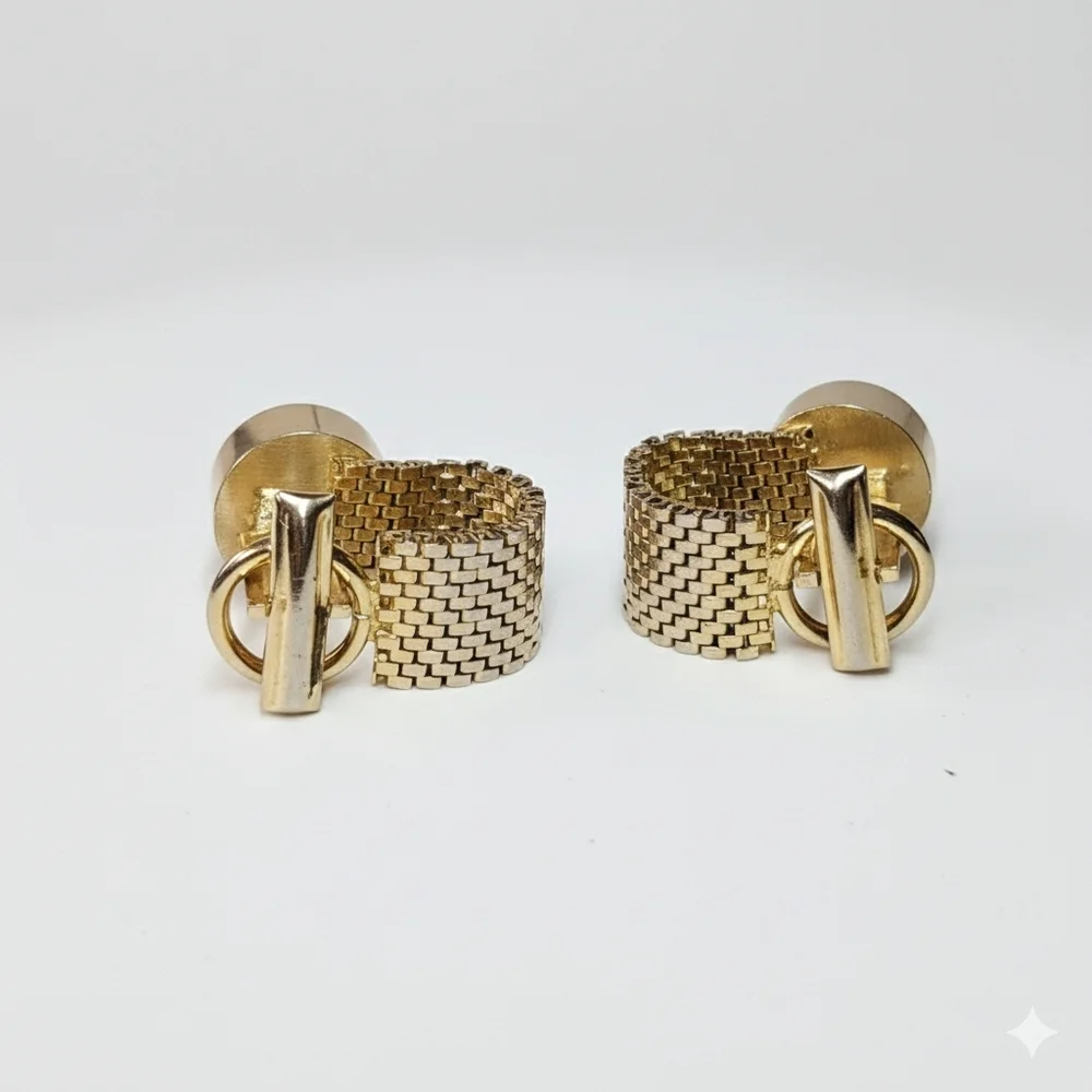 Vintage cufflinks black
