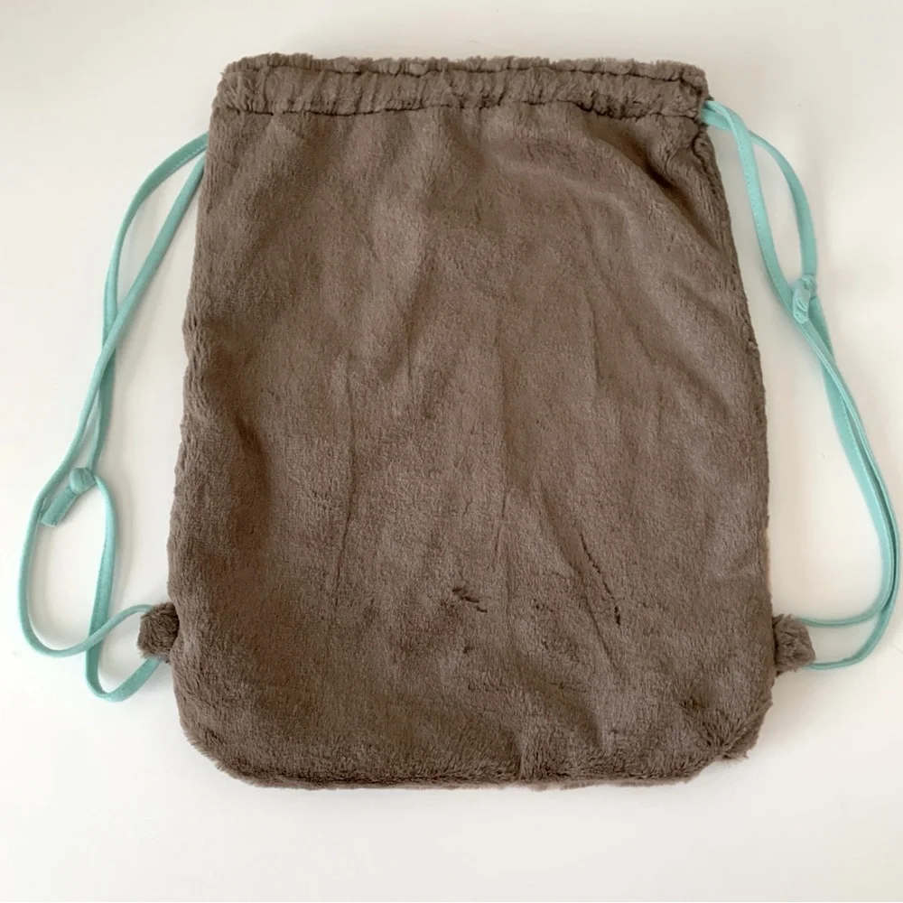 DEMDACO Nat & Jules Maia Monkey Plush Drawstring Backpack Bag