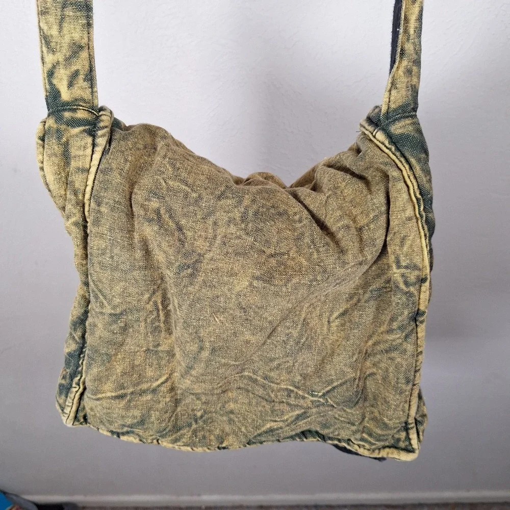 Festival Hobo Bag Hippie Stoner Boho Fairy Goblin Razor Cut Earth Tones