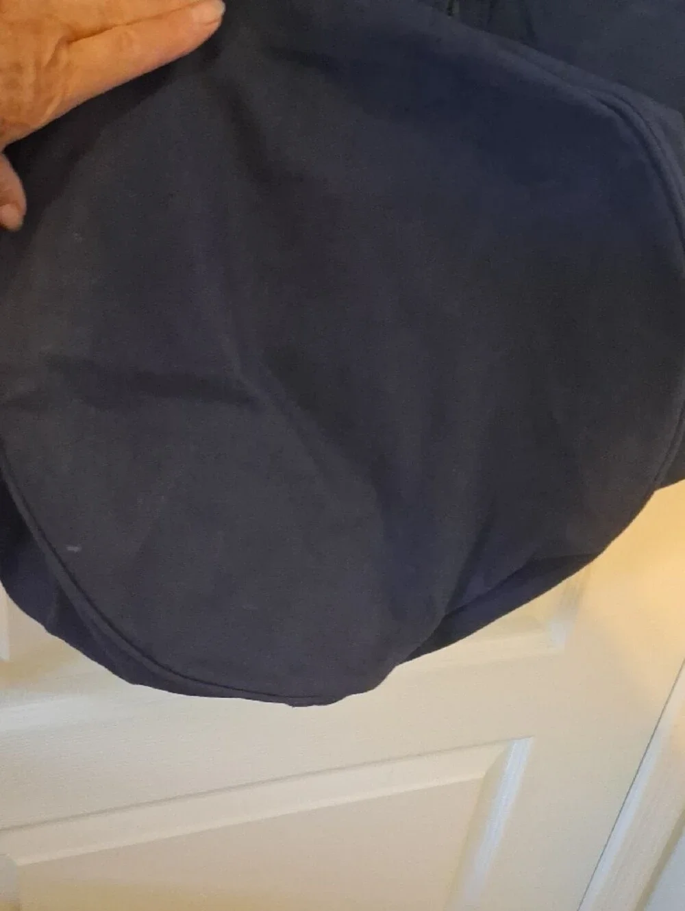 totes Navy Blue Large Canvas Bag with Drawstring