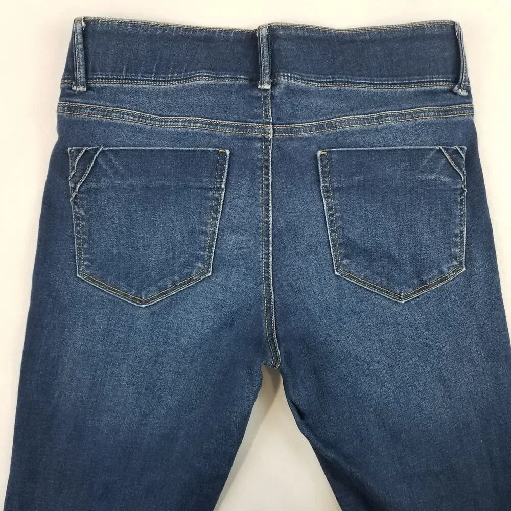 Apt 9 Jeans Womens Size 8 Tummy Control Bootcut Dark Wash Mid Rise