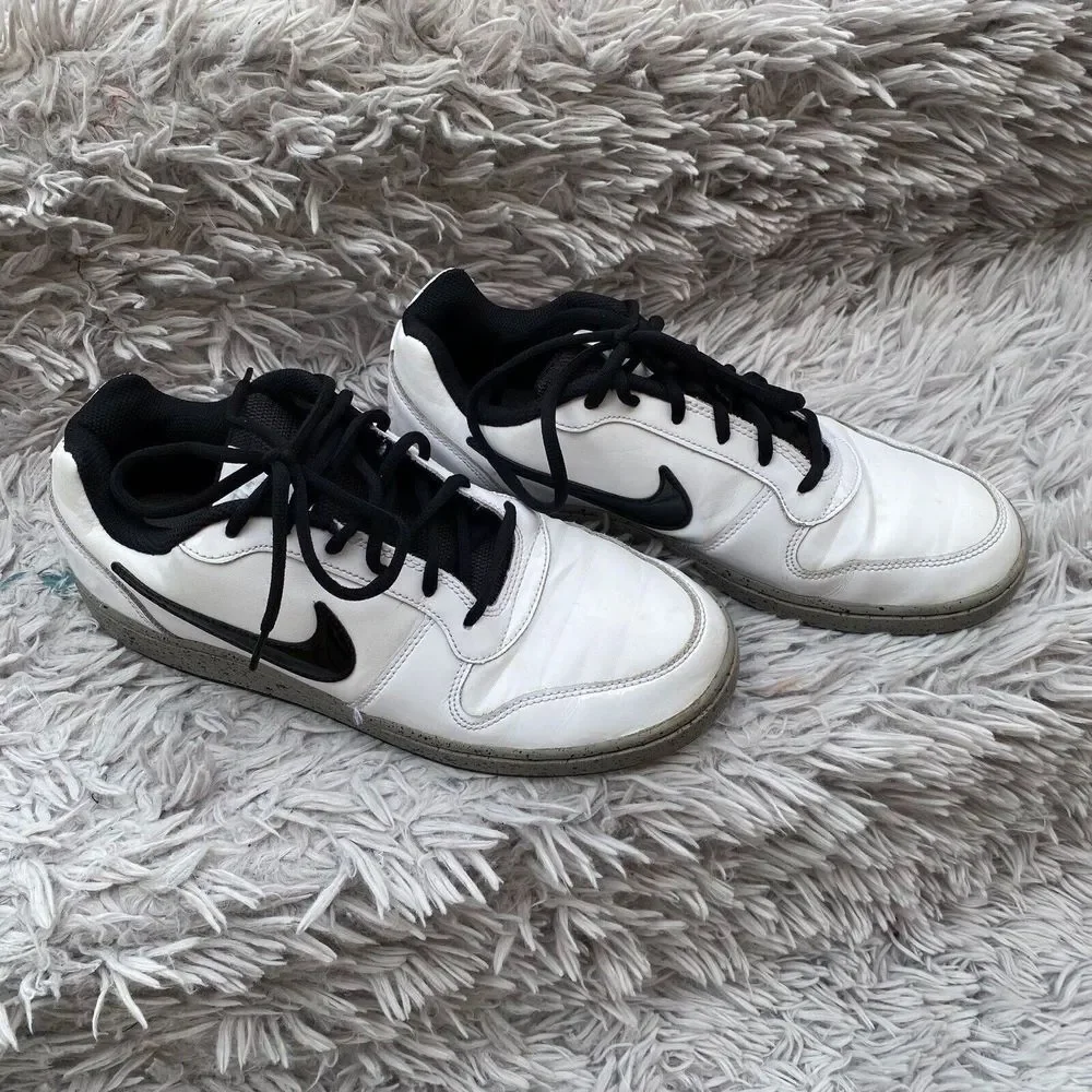 Nike‎  Ebernon Low White Cement 2019 - CK0034-100 Men’s Size 8.5 Pre Owned