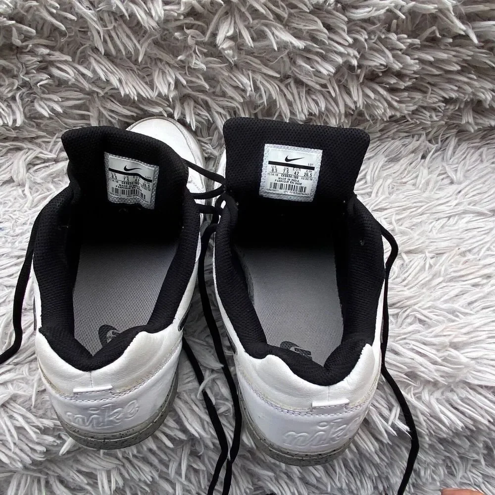 Nike‎  Ebernon Low White Cement 2019 - CK0034-100 Men’s Size 8.5 Pre Owned