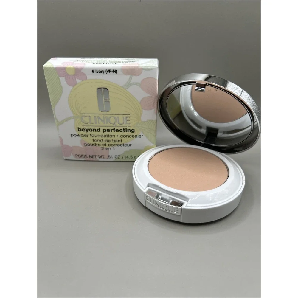 Clinique Beyond Perfecting Powder Foundation + Concealer 6 Ivory (VF-N) .51oz