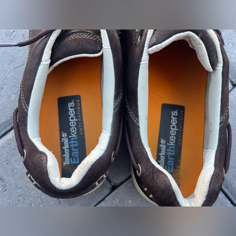 Timberland Earthkeepers Shoes‎ Mens Size 12 Boat Brown Leather