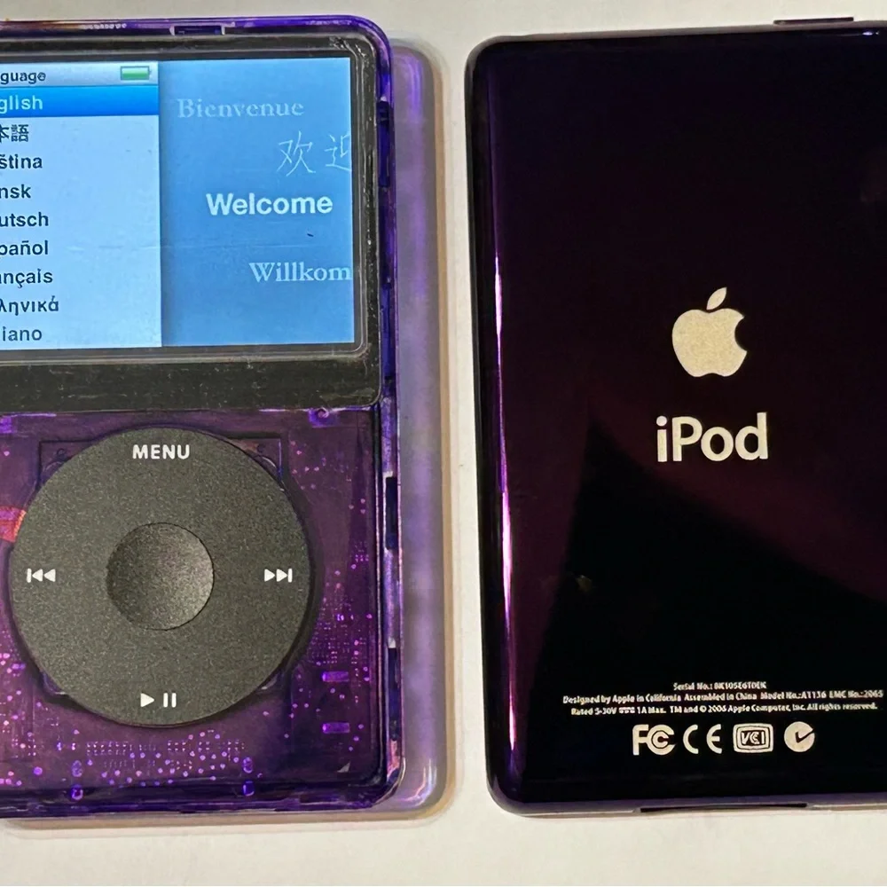 Apple iPod Classic 7th generation 256gb ssd with mega battery Viola