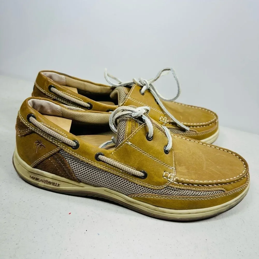 Margaritaville Mens Anchor Boat Shoes size 13