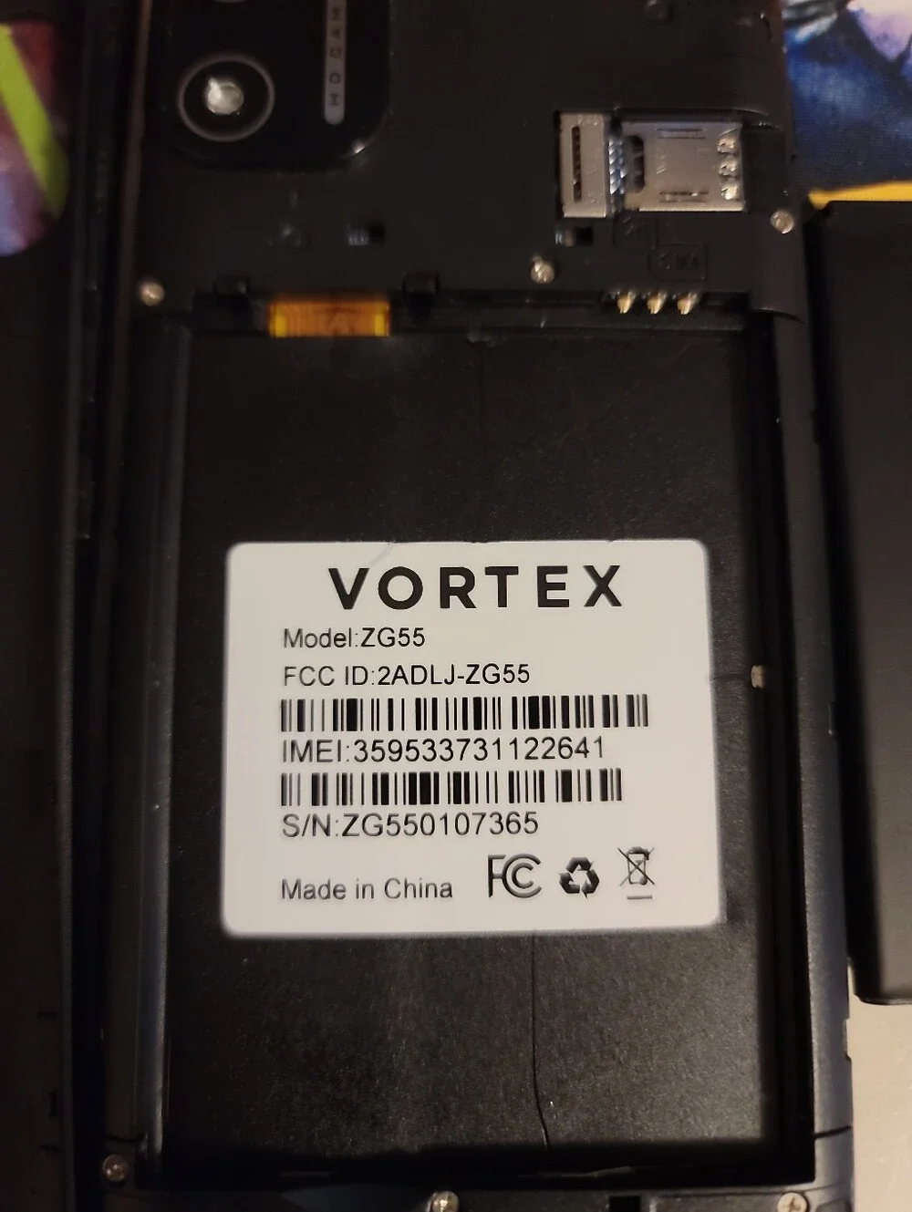 Vortex cellular zg55