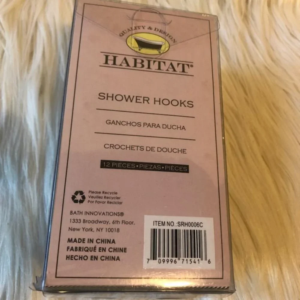 12 Piece Shower Hooks Set