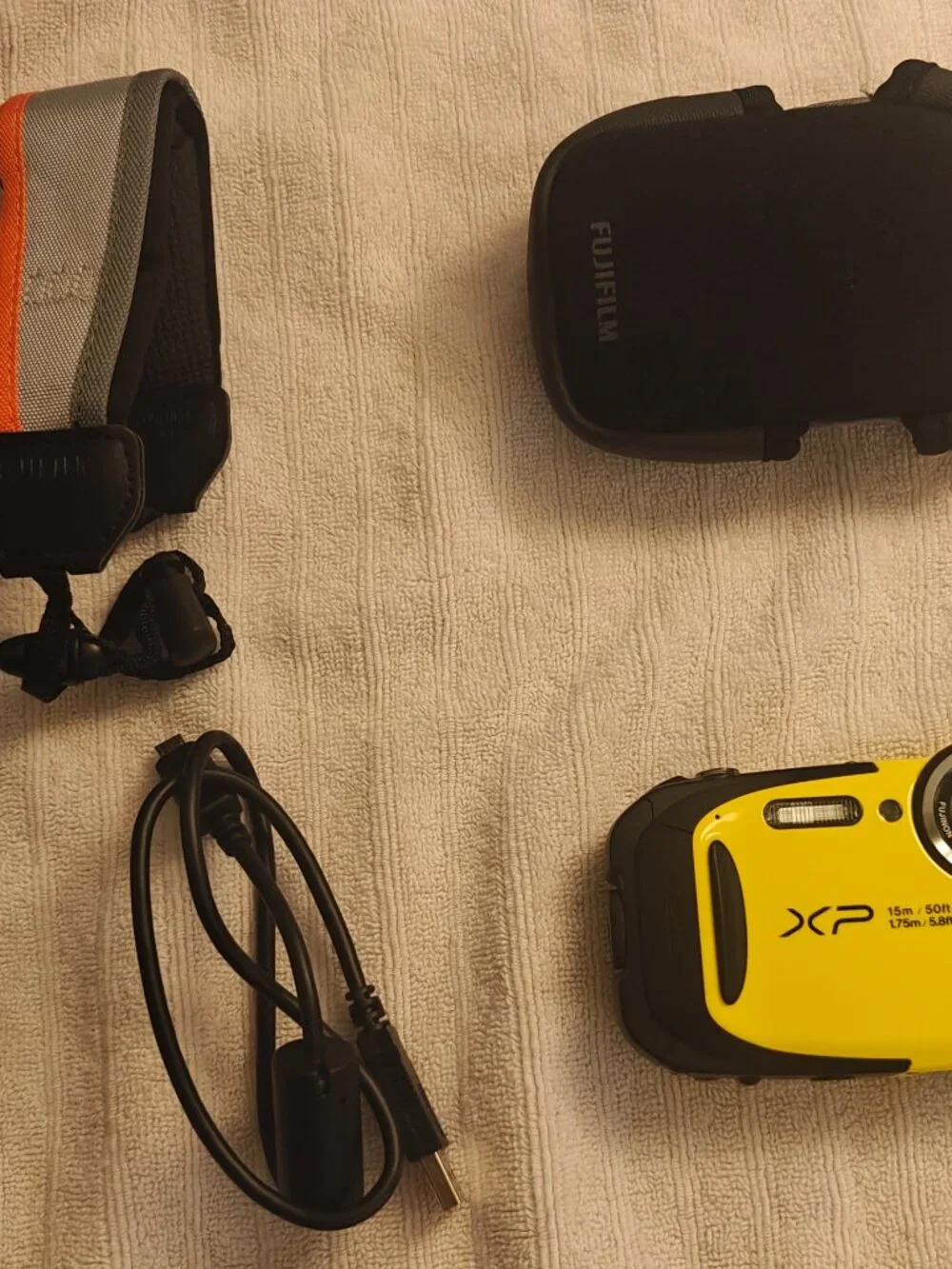 Fujifilm FinePix XP 80 Waterproof Digital Camera Yellow Full HD 5x Optical Zoom