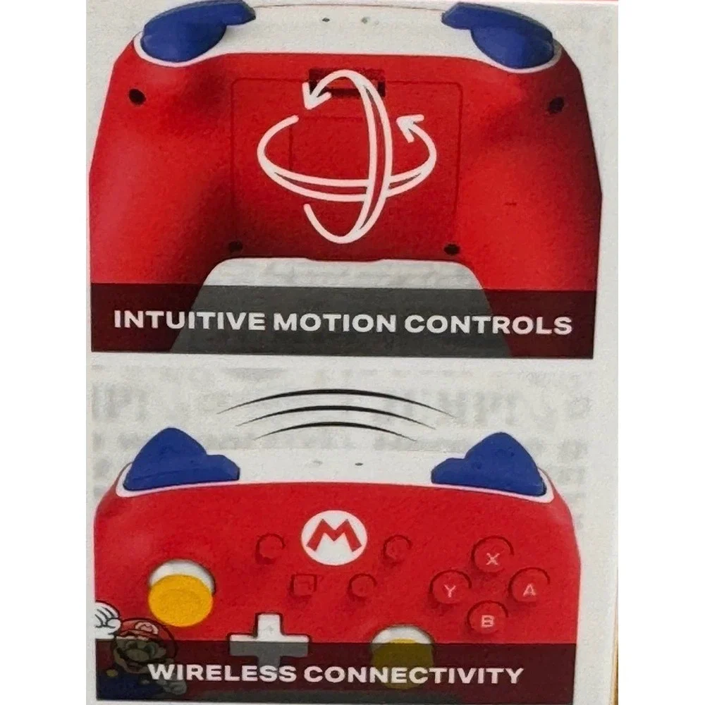PowerA Super Mario Wireless Controller for Nintendo Switch 2 Lite Mario Joy Red