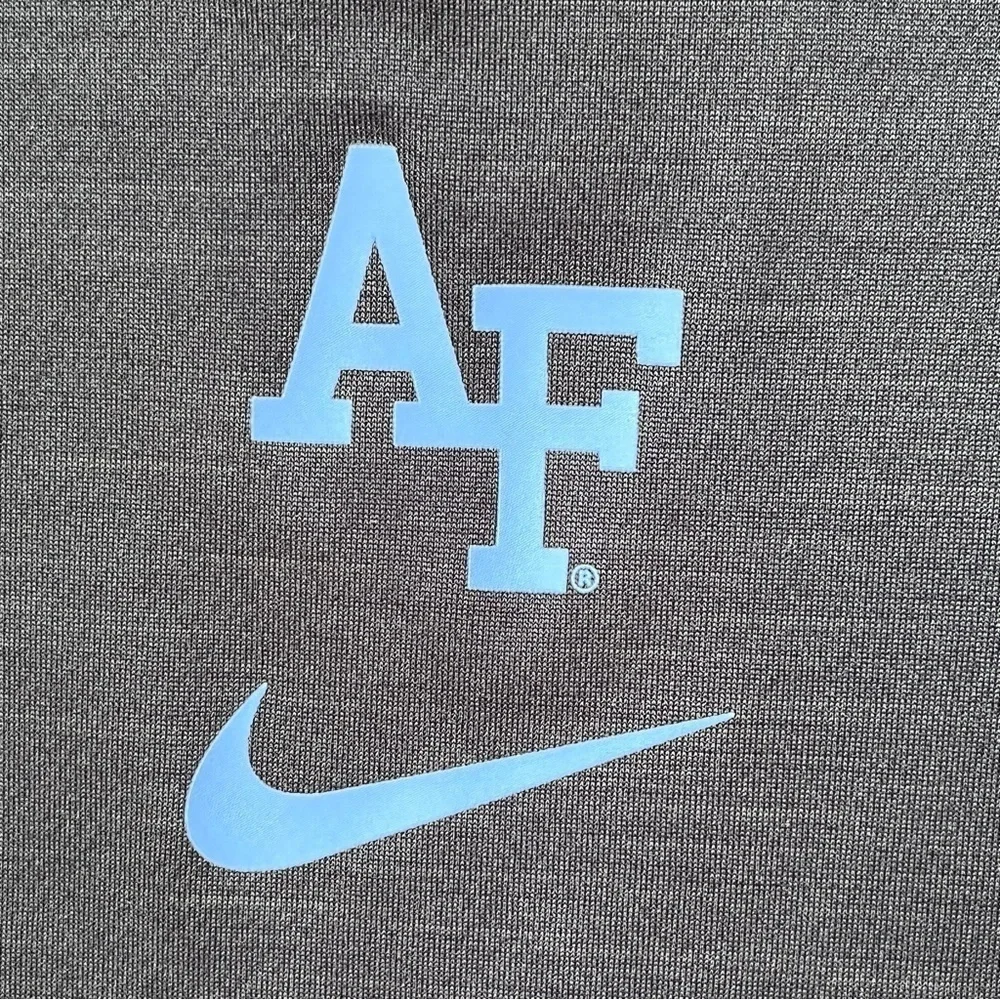 Nike Air Force Lightweight Hooded Jacket Black Blue NWOT
