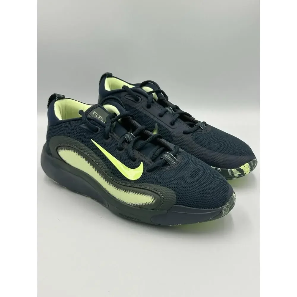 Nike Isofly GS Armory Navy / Barely Volt Sz 7Y / 8.5W NIB (No Lid) | FN4384-401