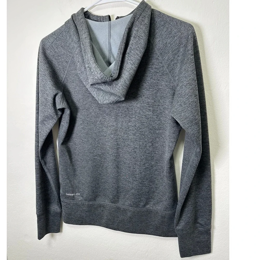 Nike Therma Fit Full Zip Hoodie Gray Heather Women's XS Athletic‎ Warm