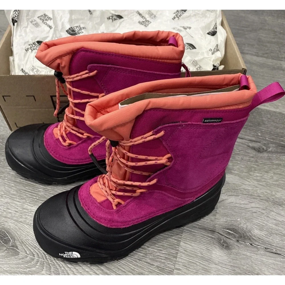 NEW The North Face ThermoBall™ Pull-On Waterproof Pink‎ Youth Size 7