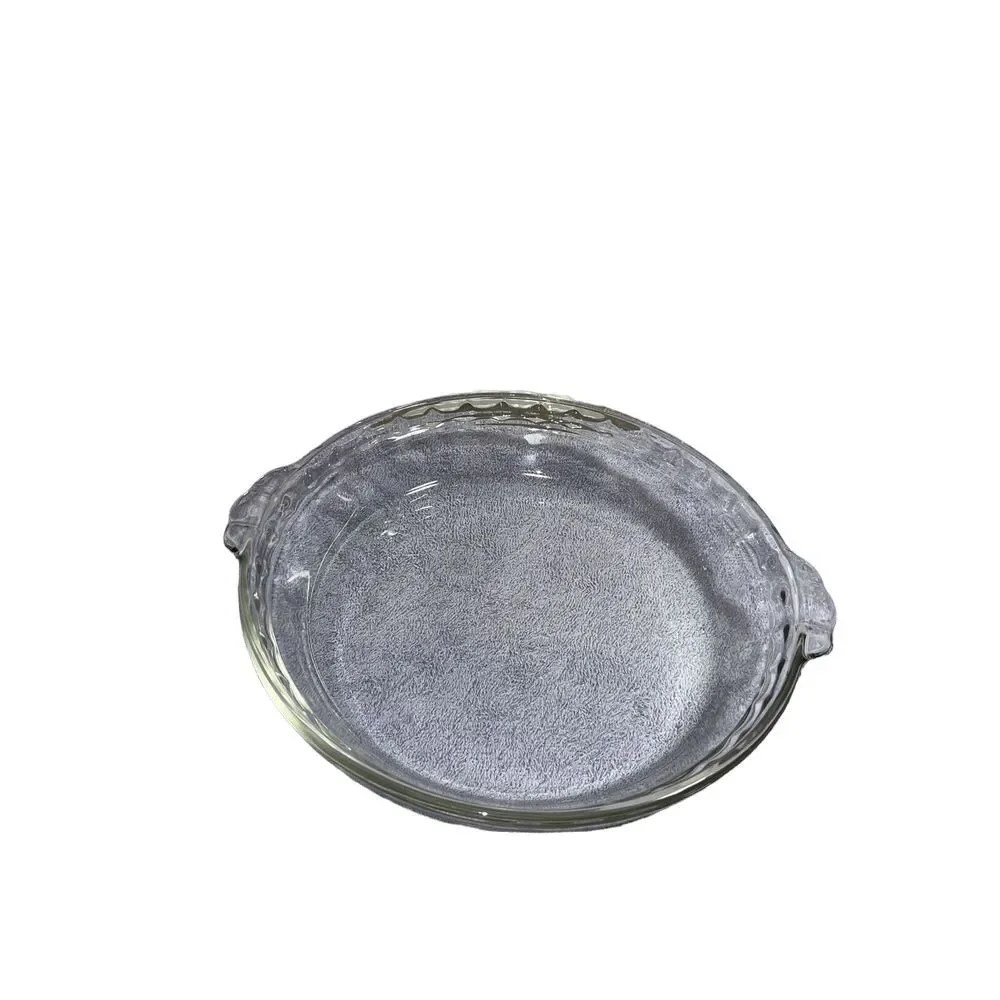 Pyrex Clear Glass Pie Plate Baking Deep Dish Pan - 9.5 Inch ‎ Scalloped #229