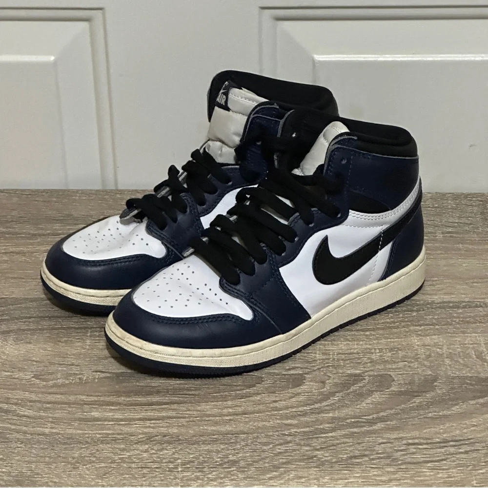 Nike Air Jordan 1 Retro High OG GS Youth 4 FD1437-401 Midnight‎ Navy/White