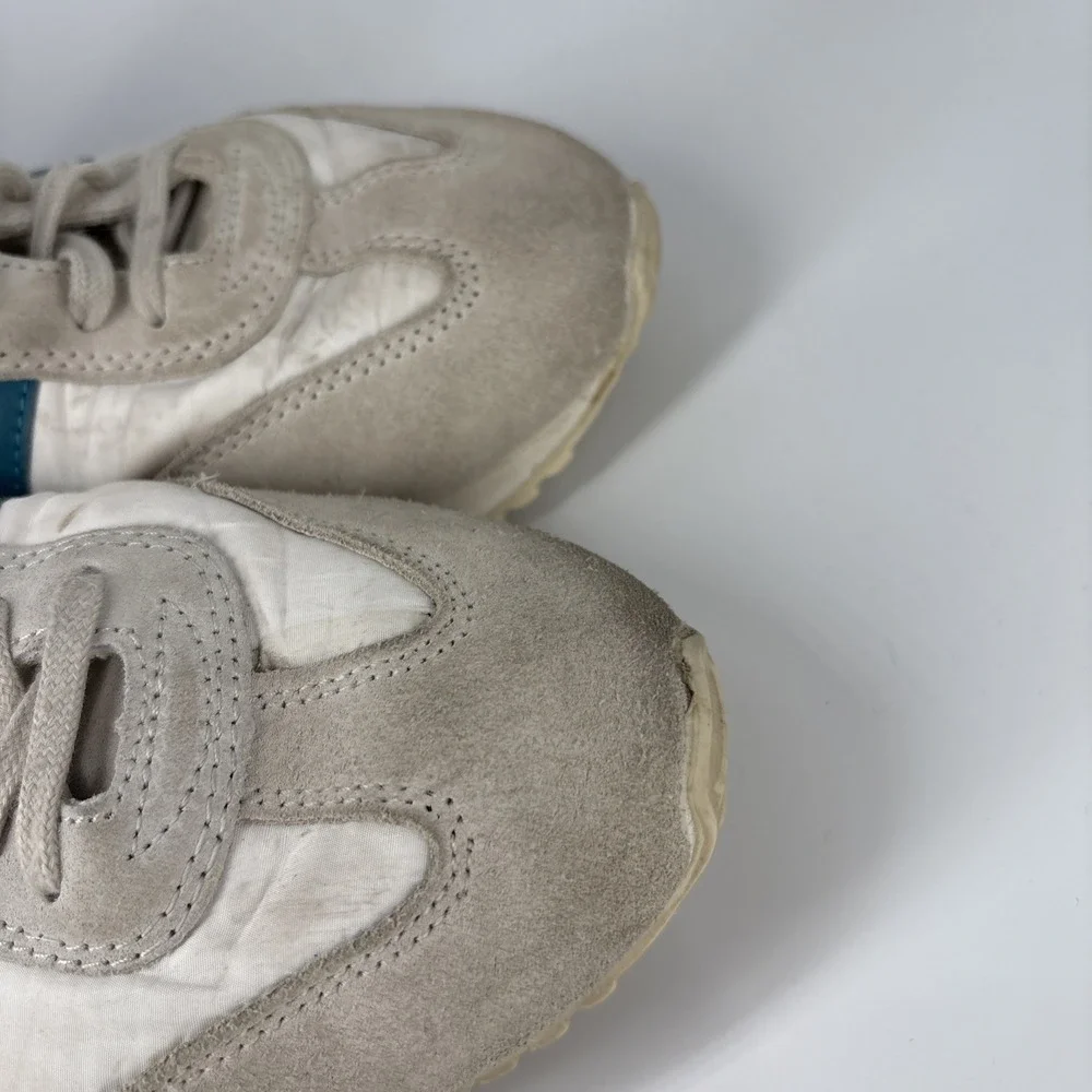 Gola Boston 78 Retro Running Sneakers Women's 8 White Teal Purple Trainers