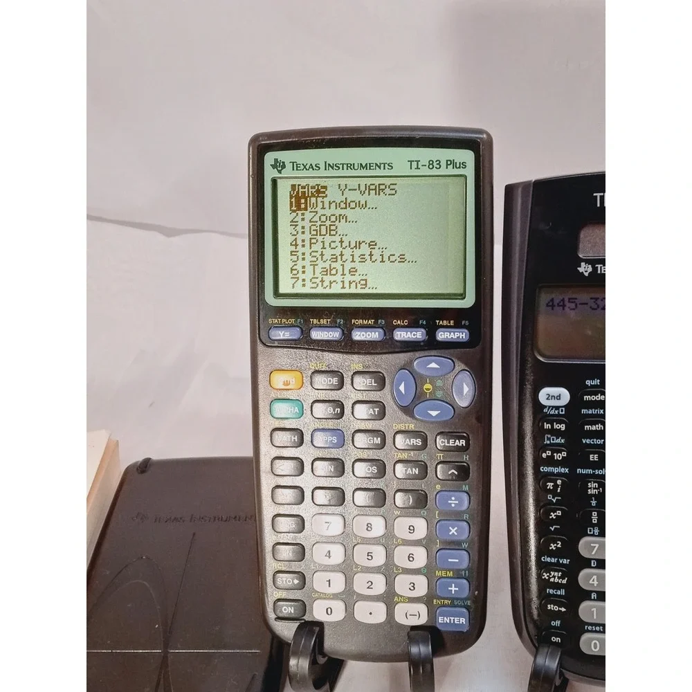 Texas Instruments TI-83 Plus Graphing & TI-36X Pro Calculator - Tested & Working