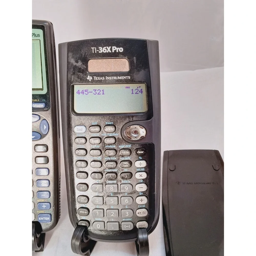 Texas Instruments TI-83 Plus Graphing & TI-36X Pro Calculator - Tested & Working