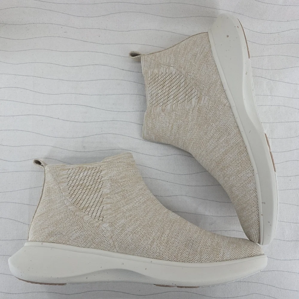 VIVAIA Womens Delilah Knit Pull-On Sand/Tan Boots Shoes Size 45 EU (13 US)