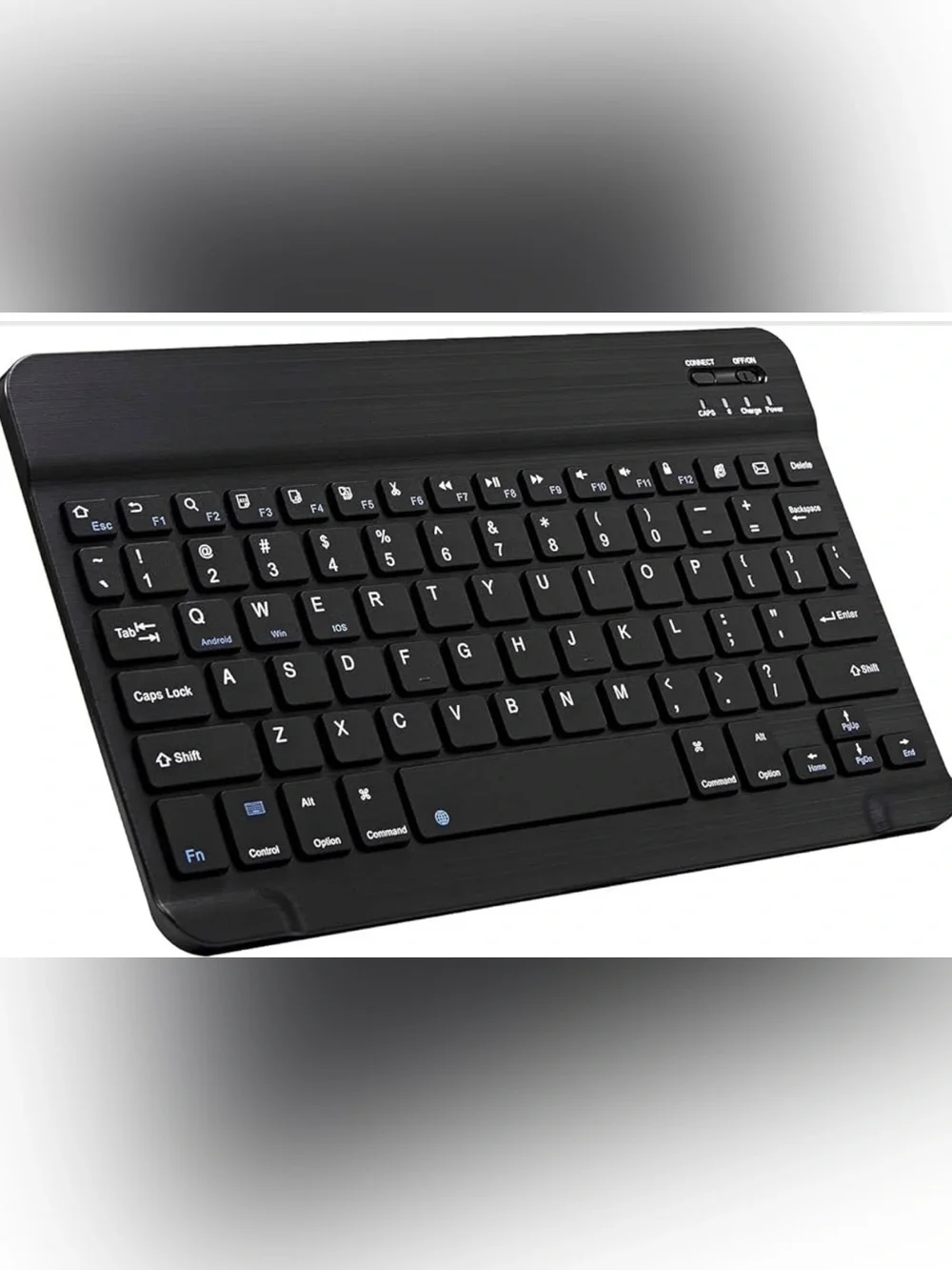 Wireless Bluetooth Tablet Keyboard Case - Black