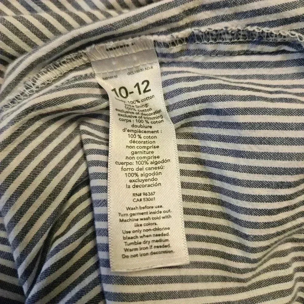 Oshkosh Vintage Plaid Shirt Embroidered (sz 10/12) Kids Girls 100% Cotton