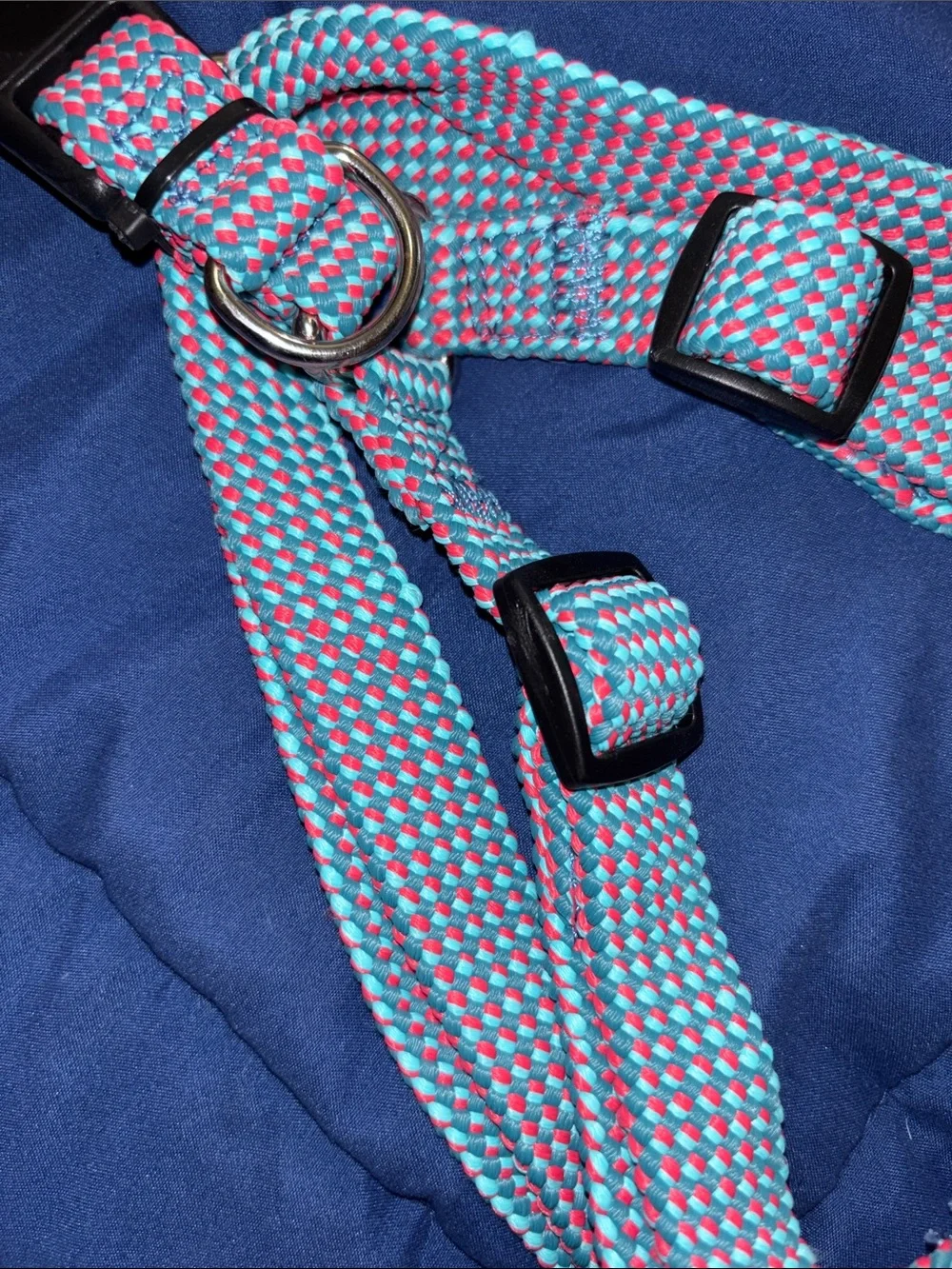 Lake & Trail Pink & Blue Step-In Dog Harness - Large