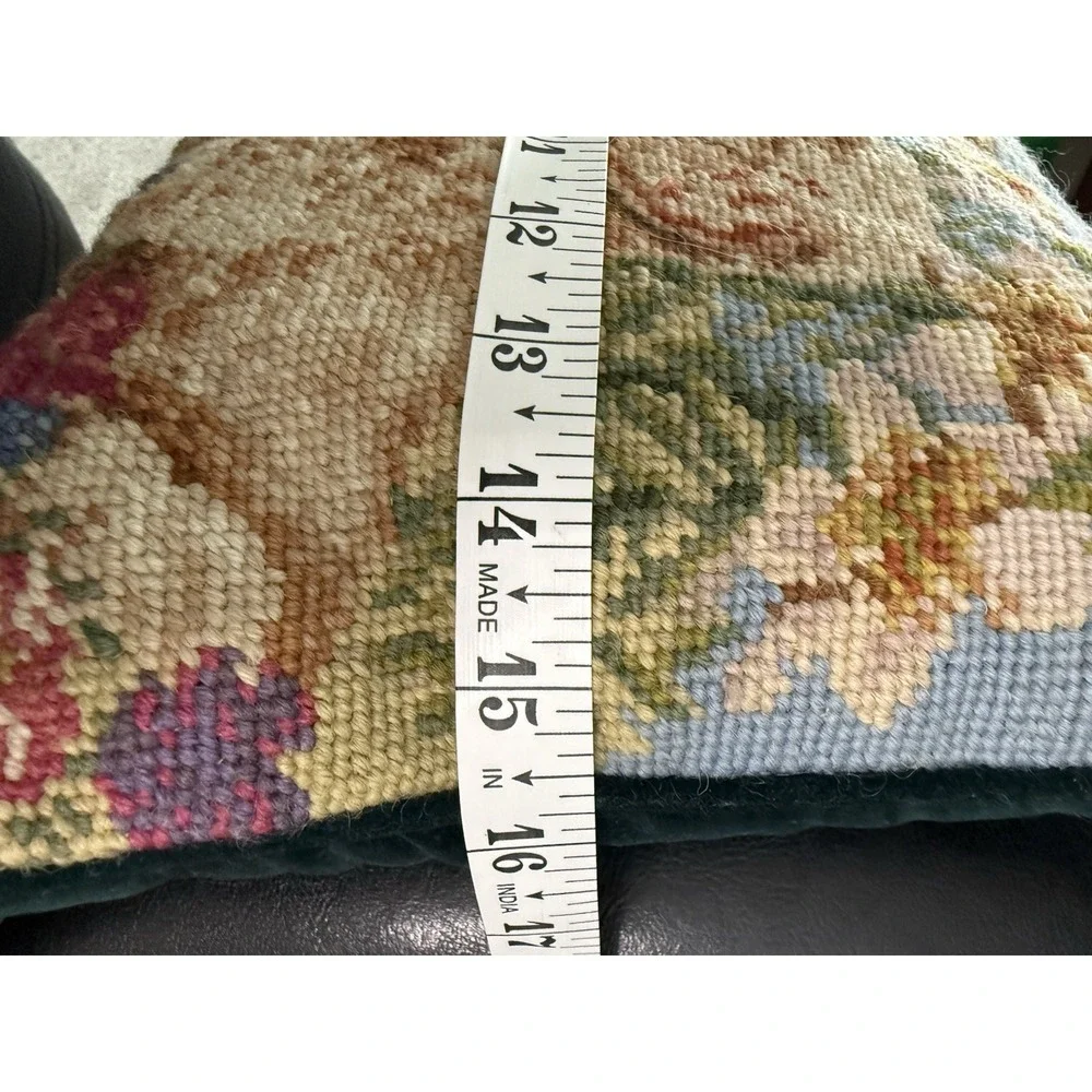 Cat vintage needlepoint